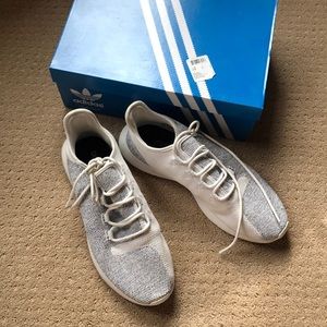 Men’s Adidas Tubular Shadow Knit White/Grey